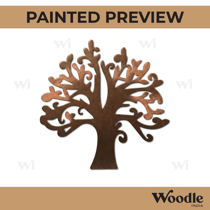 Tree Cutout MDF Design 1
