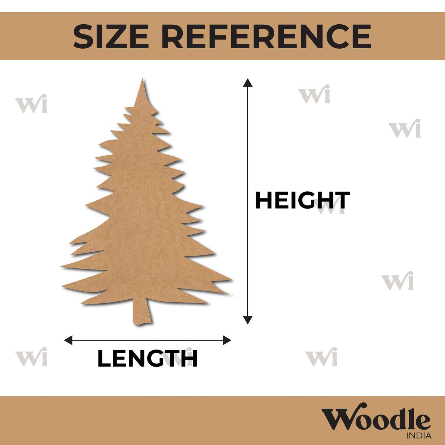 Tree Cutout MDF Design 10