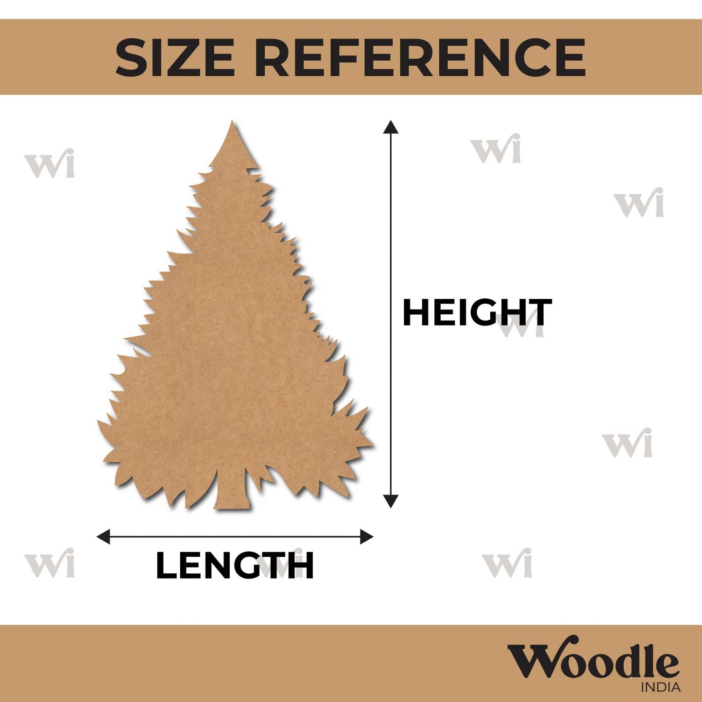 Tree Cutout MDF Design 11