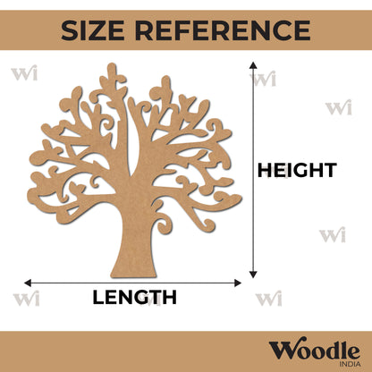 Tree Cutout MDF Design 1