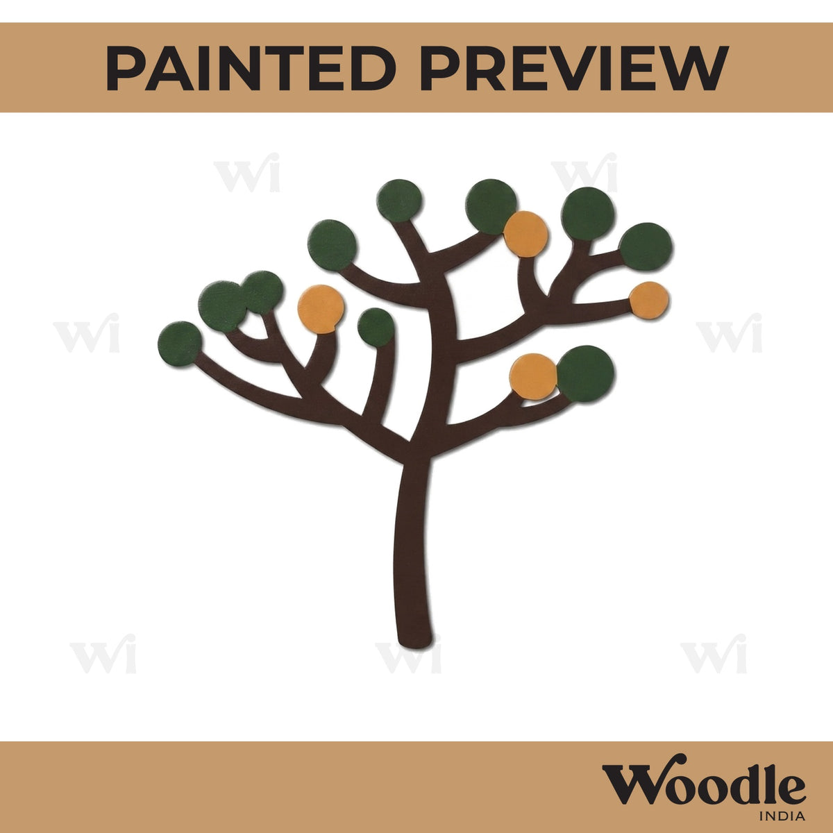 Tree Cutout MDF Design 2