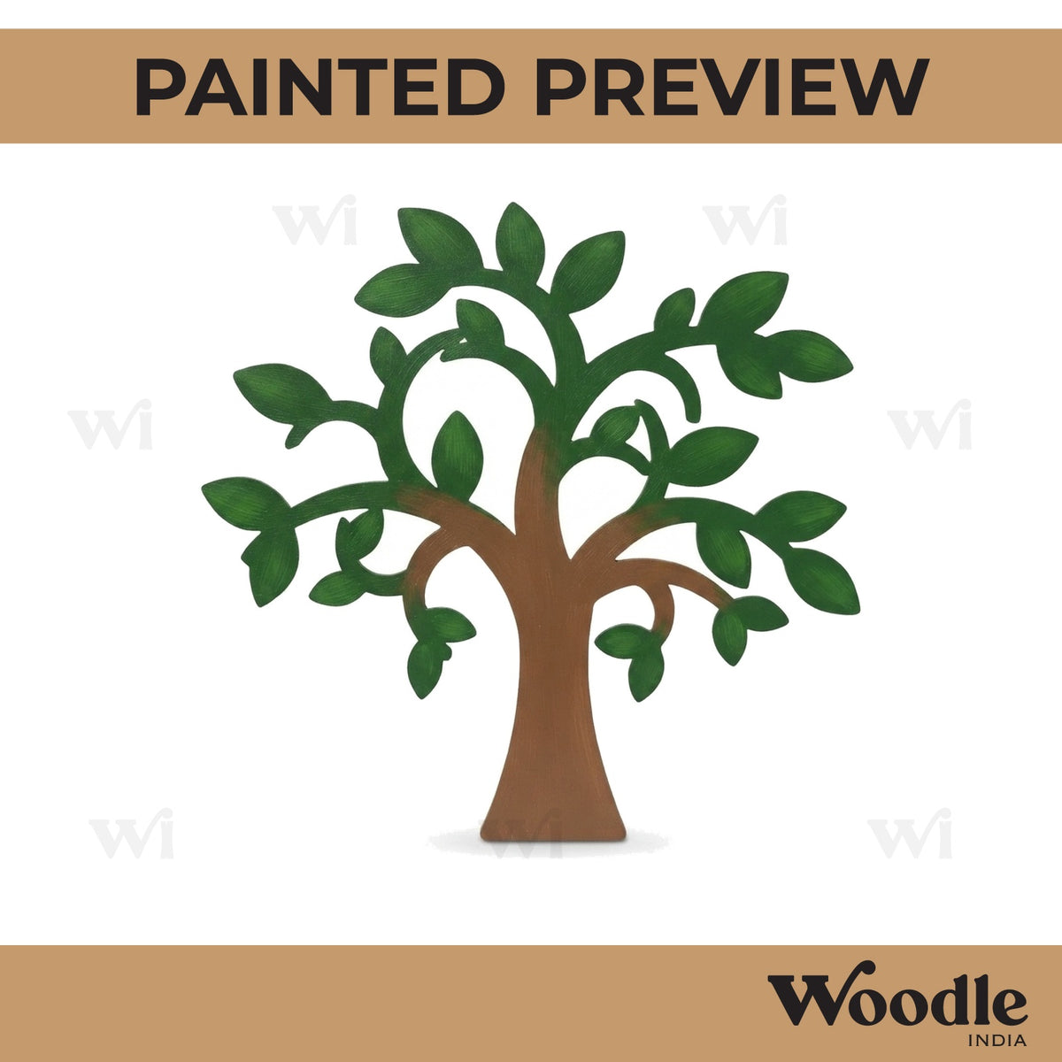 Tree Cutout MDF Design 3