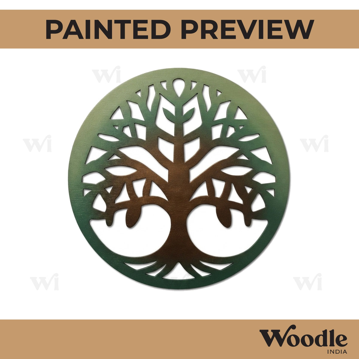 Tree Cutout MDF Design 4
