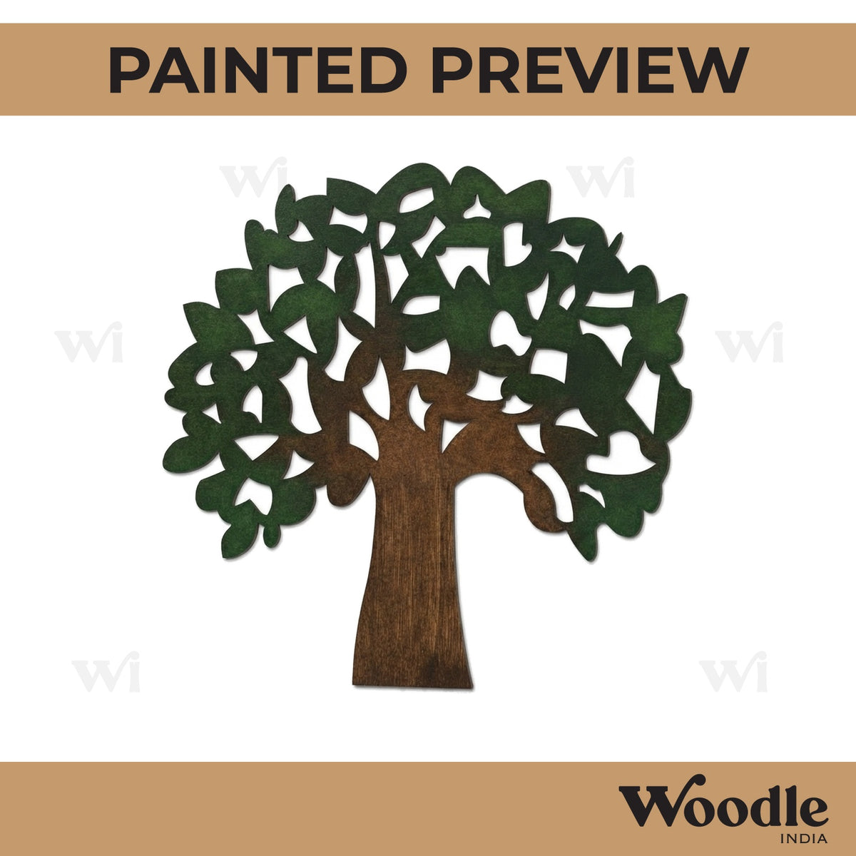 Tree Cutout MDF Design 5