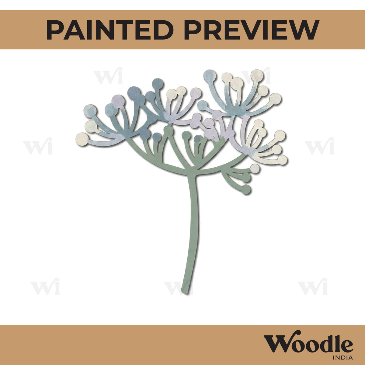 Tree Cutout MDF Design 6