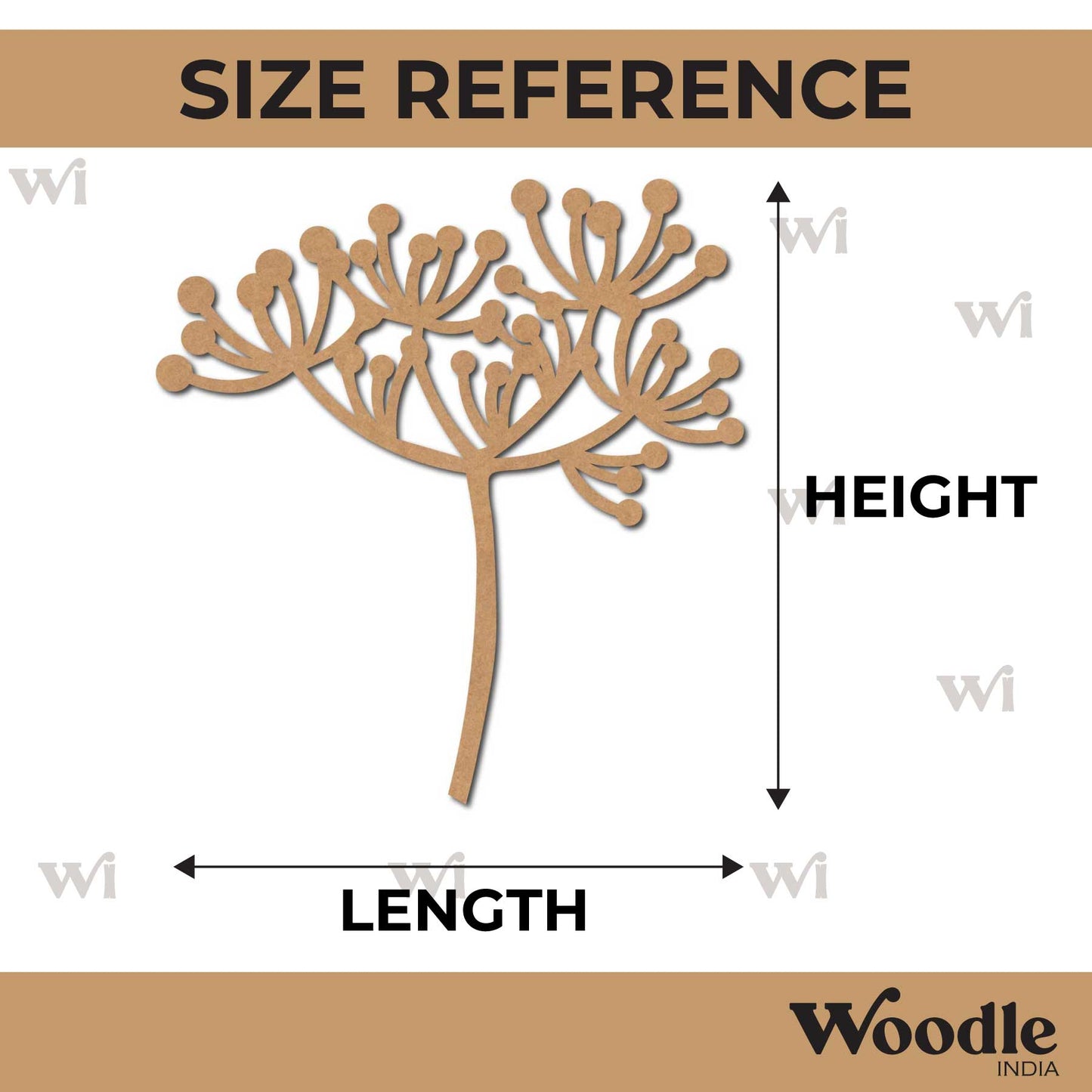 Tree Cutout MDF Design 6
