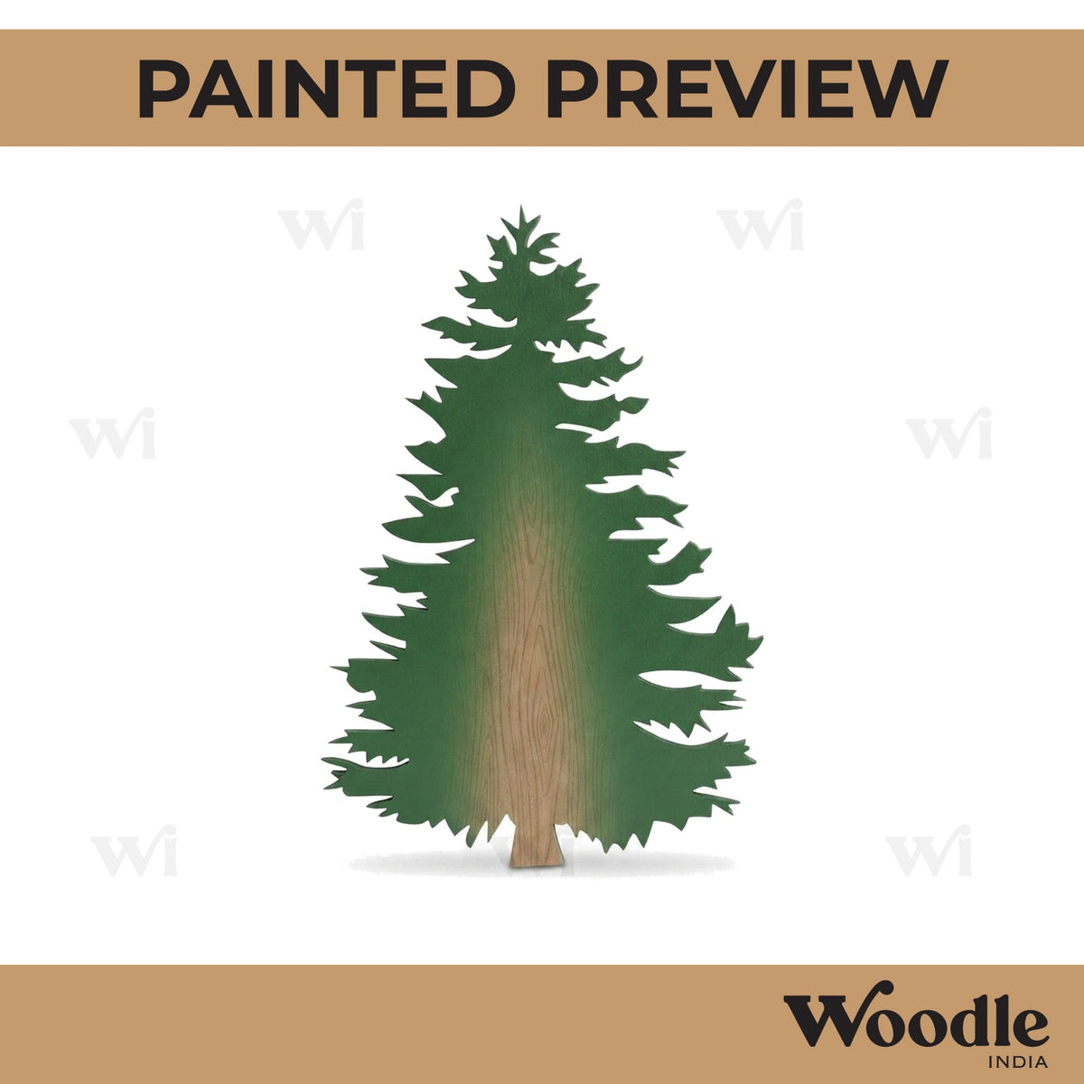 Tree Cutout MDF Design 9