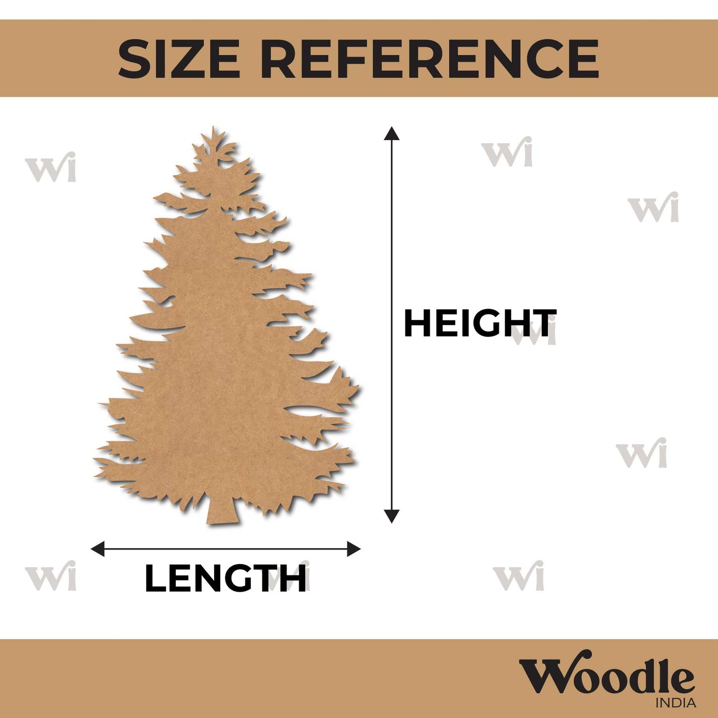 Tree Cutout MDF Design 9