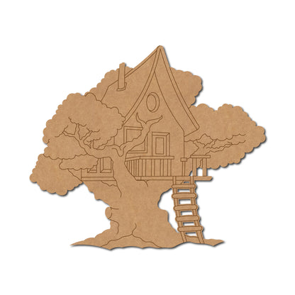 Tree House Pre Marked MDF Design 1