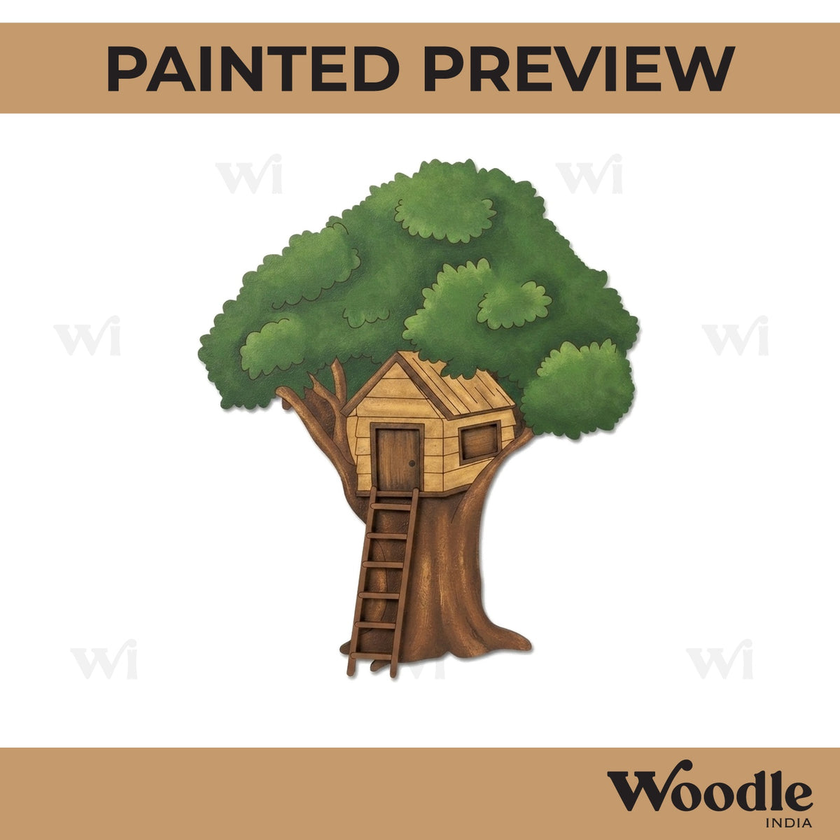 Tree House Pre Marked MDF Design 2