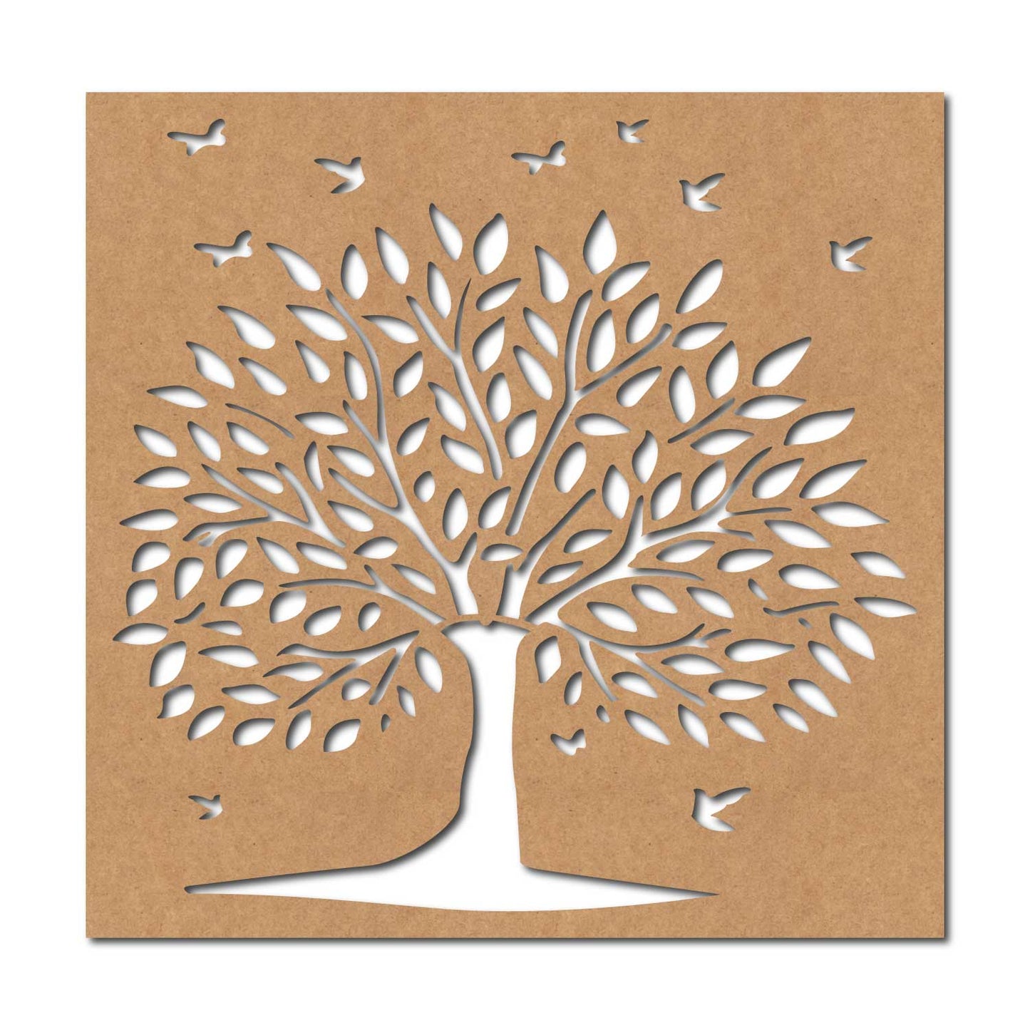 Tree Jali Cutout MDF Design 1