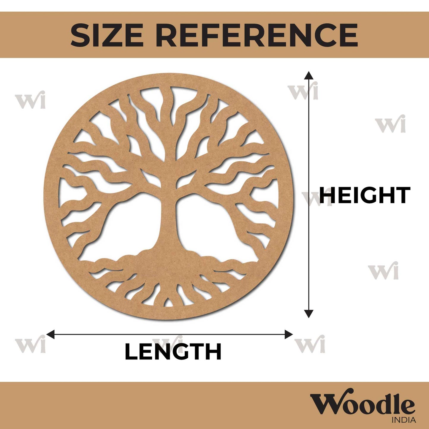 Tree Of Life Cutout MDF Design 10