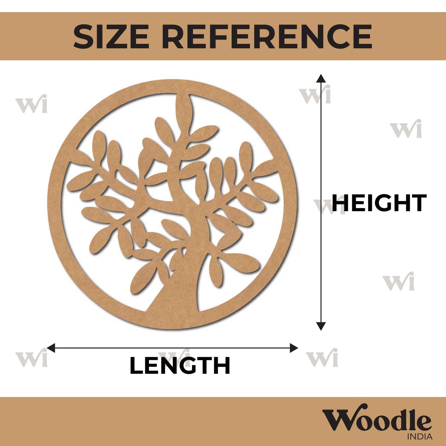 Tree Of Life Cutout MDF Design 11