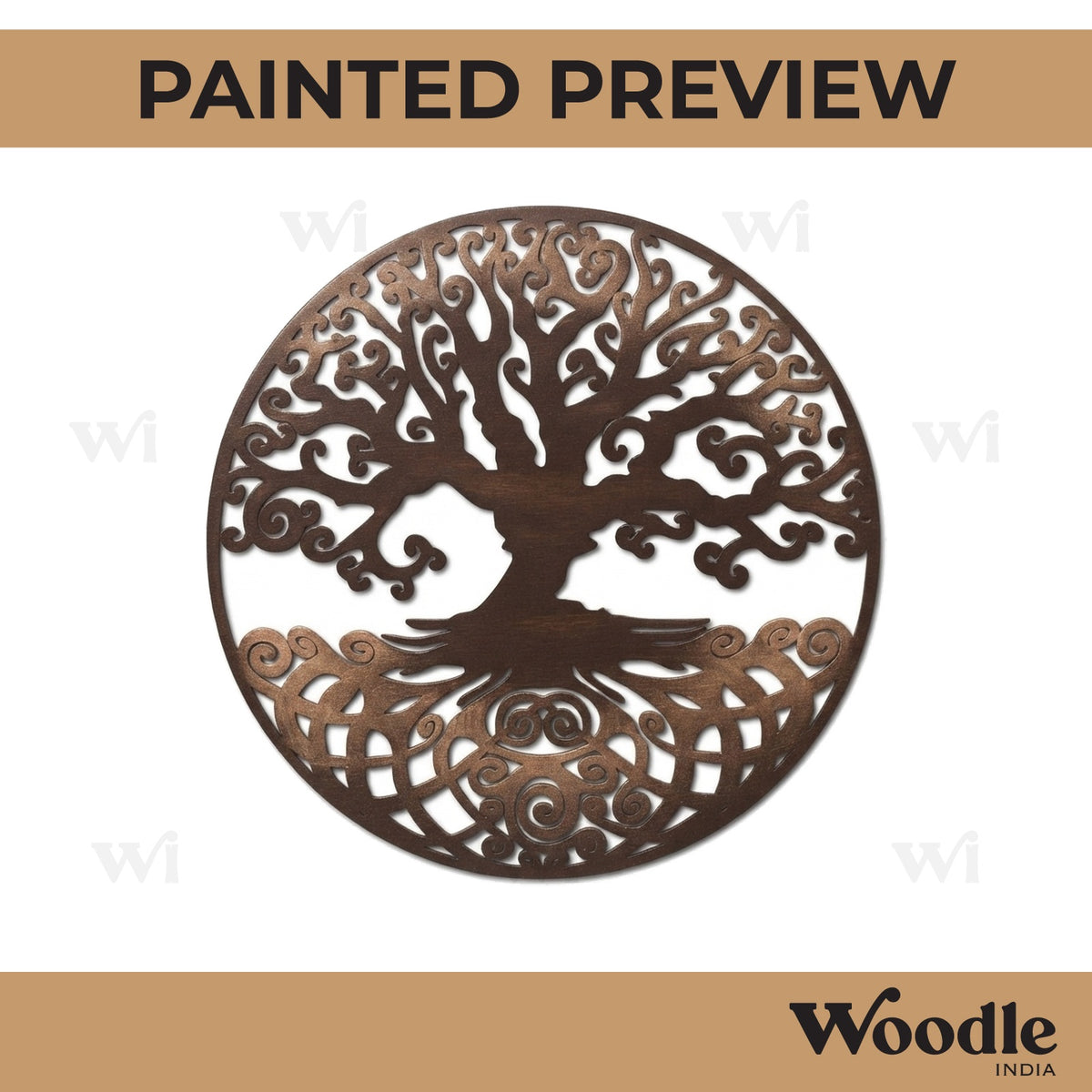 Tree Of Life Cutout MDF Design 3