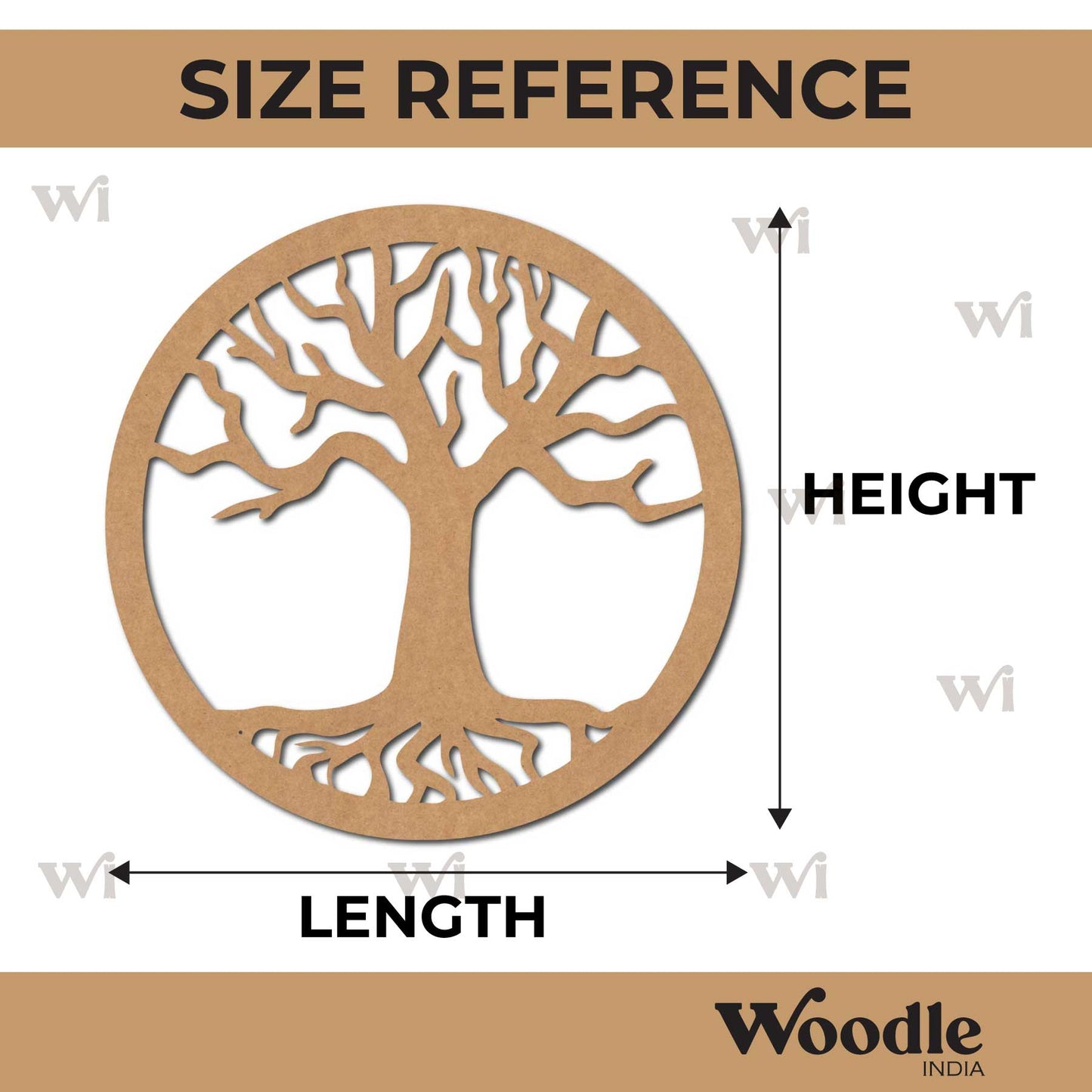 Tree Of Life Cutout MDF Design 6