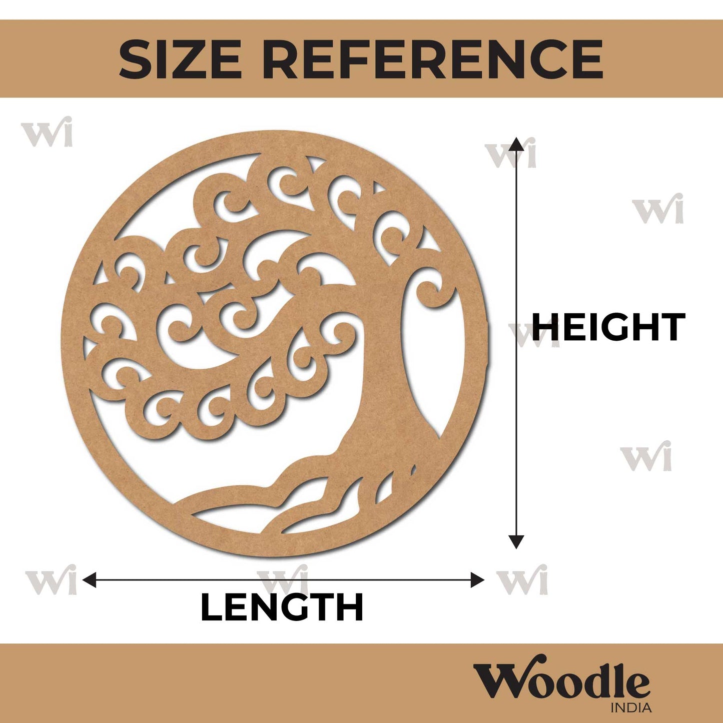 Tree Of Life Cutout MDF Design 7