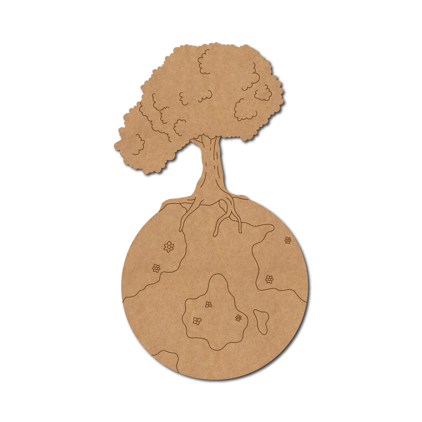 Tree On Earth Pre Marked MDF Design 1