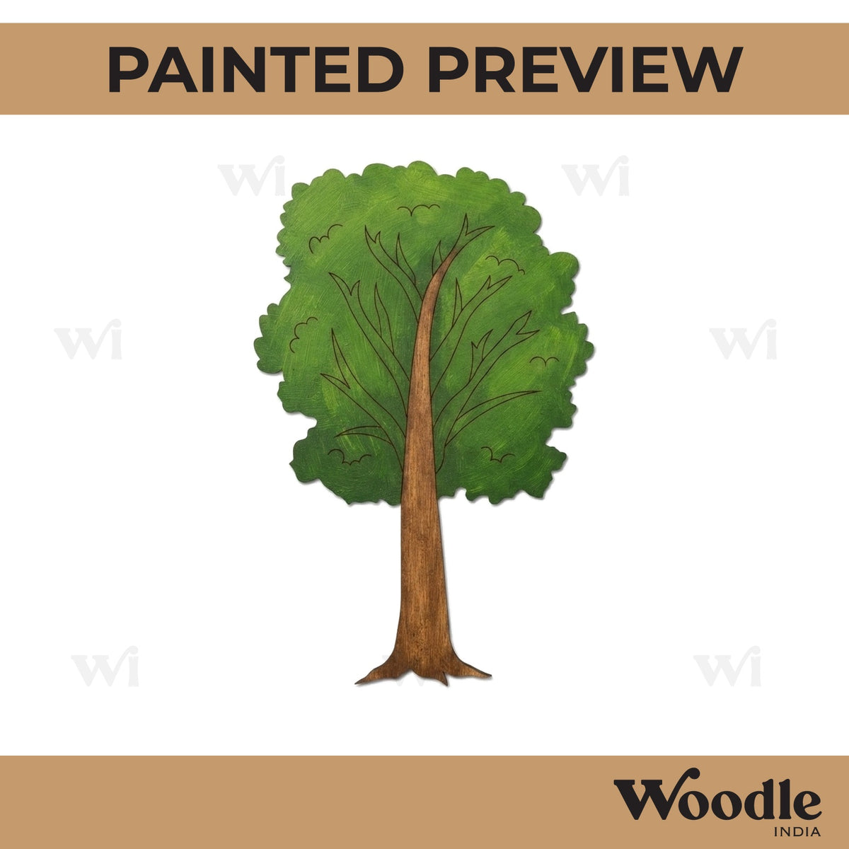 Tree Pre Marked MDF Design 3