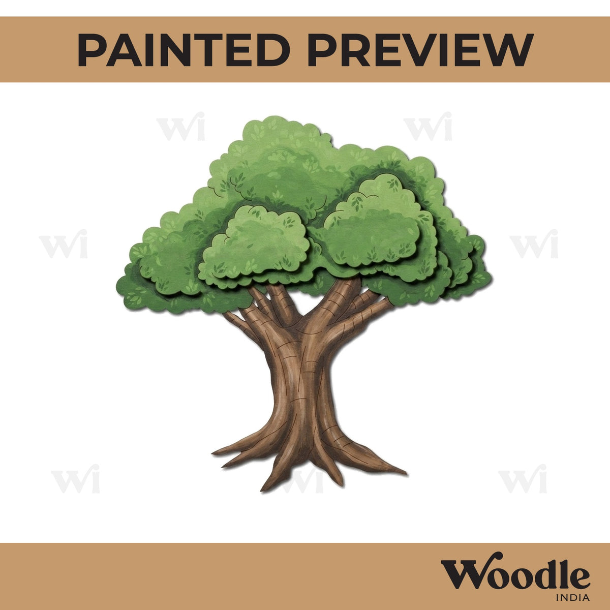 Tree Pre Marked MDF Design 4