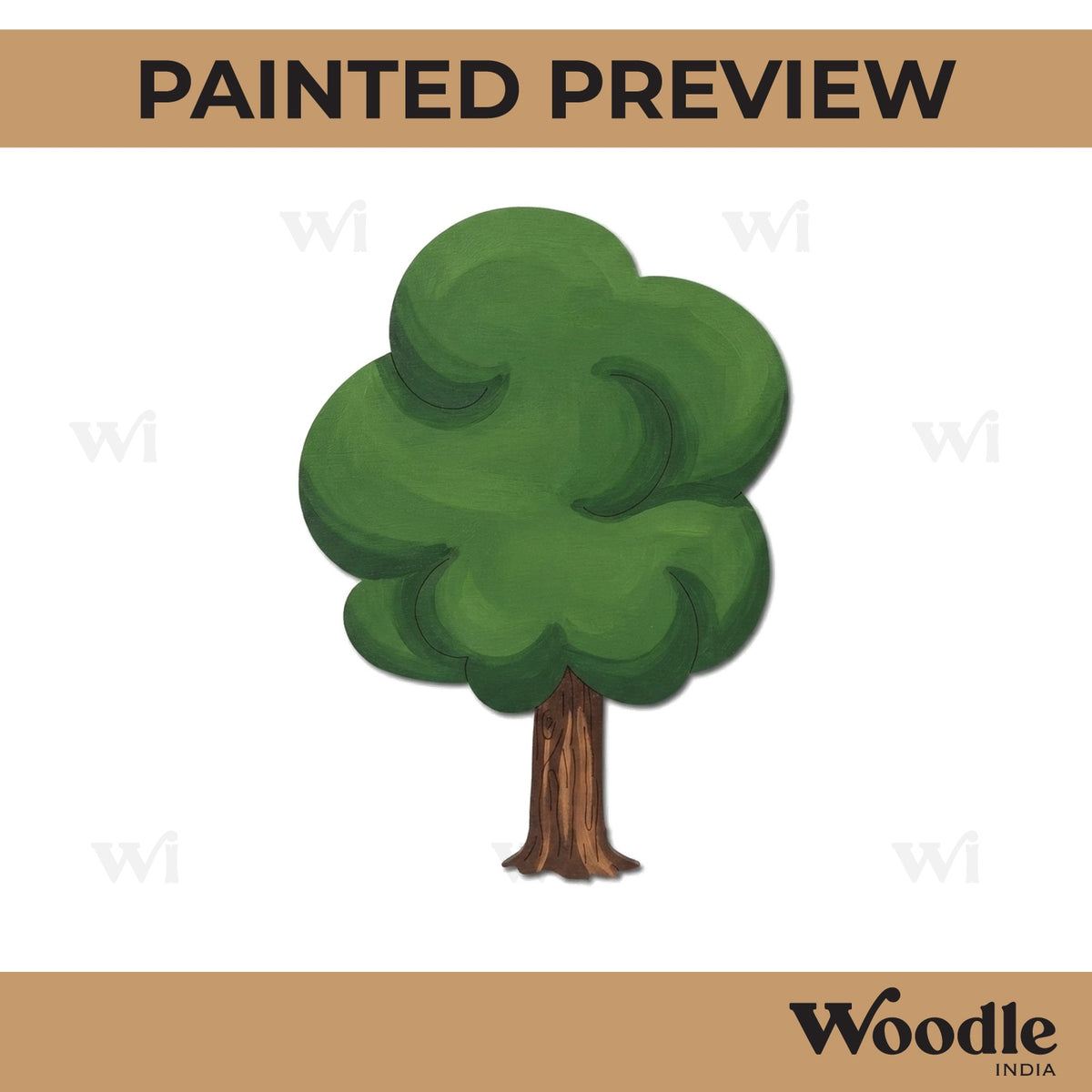Tree Pre Marked MDF Design 5
