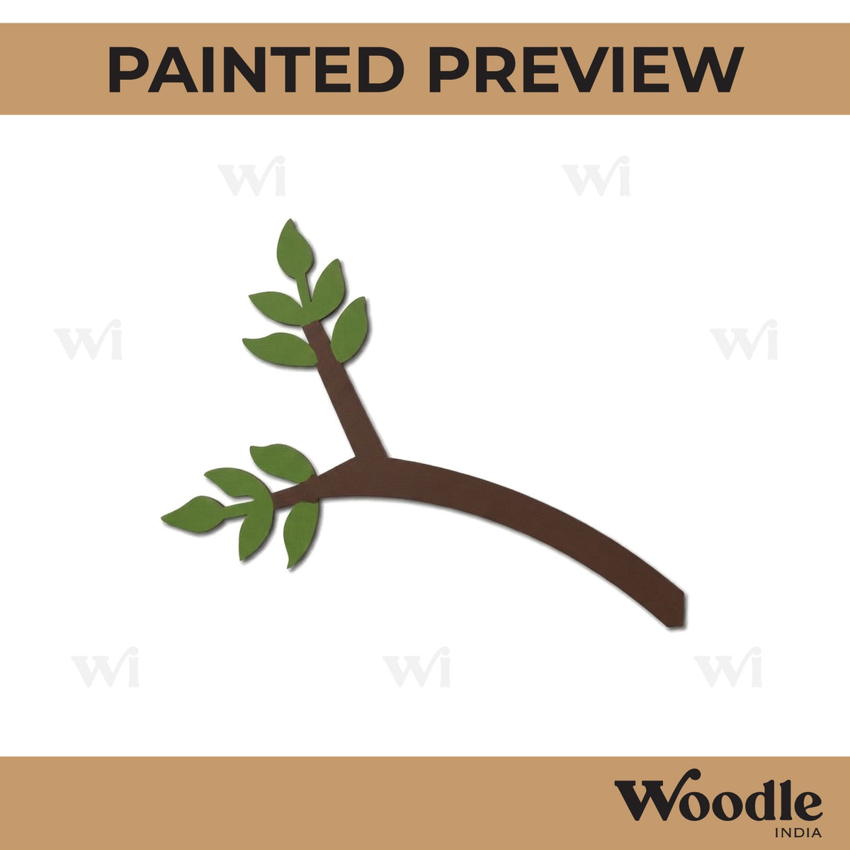 Tree Branch Cutout MDF Design 1