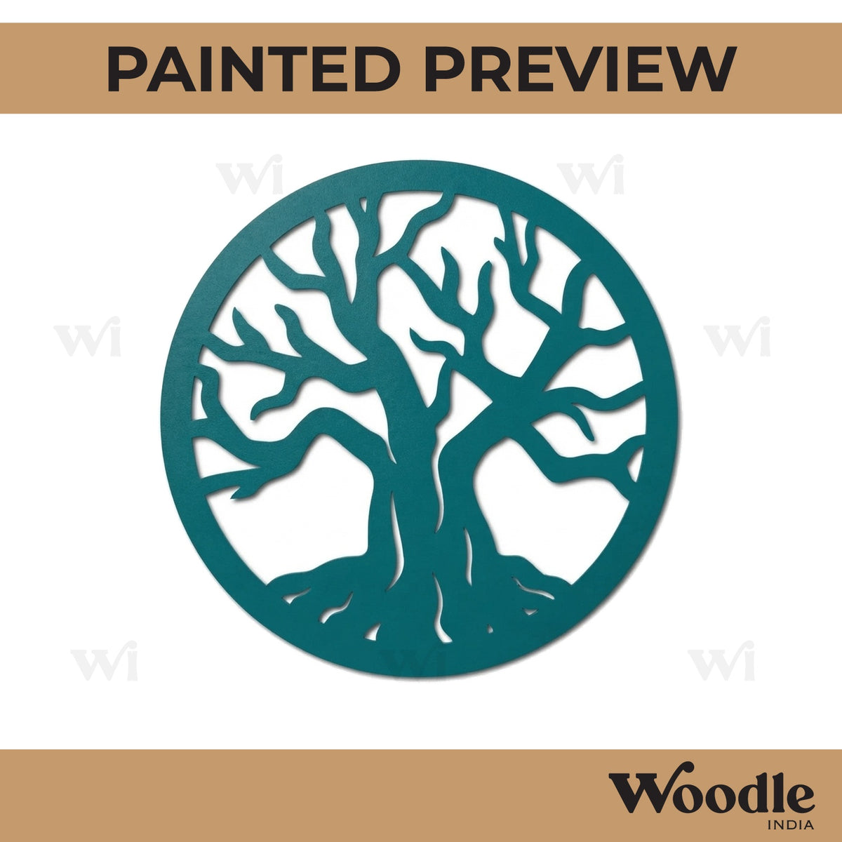 Tree Cutout MDF Design 13