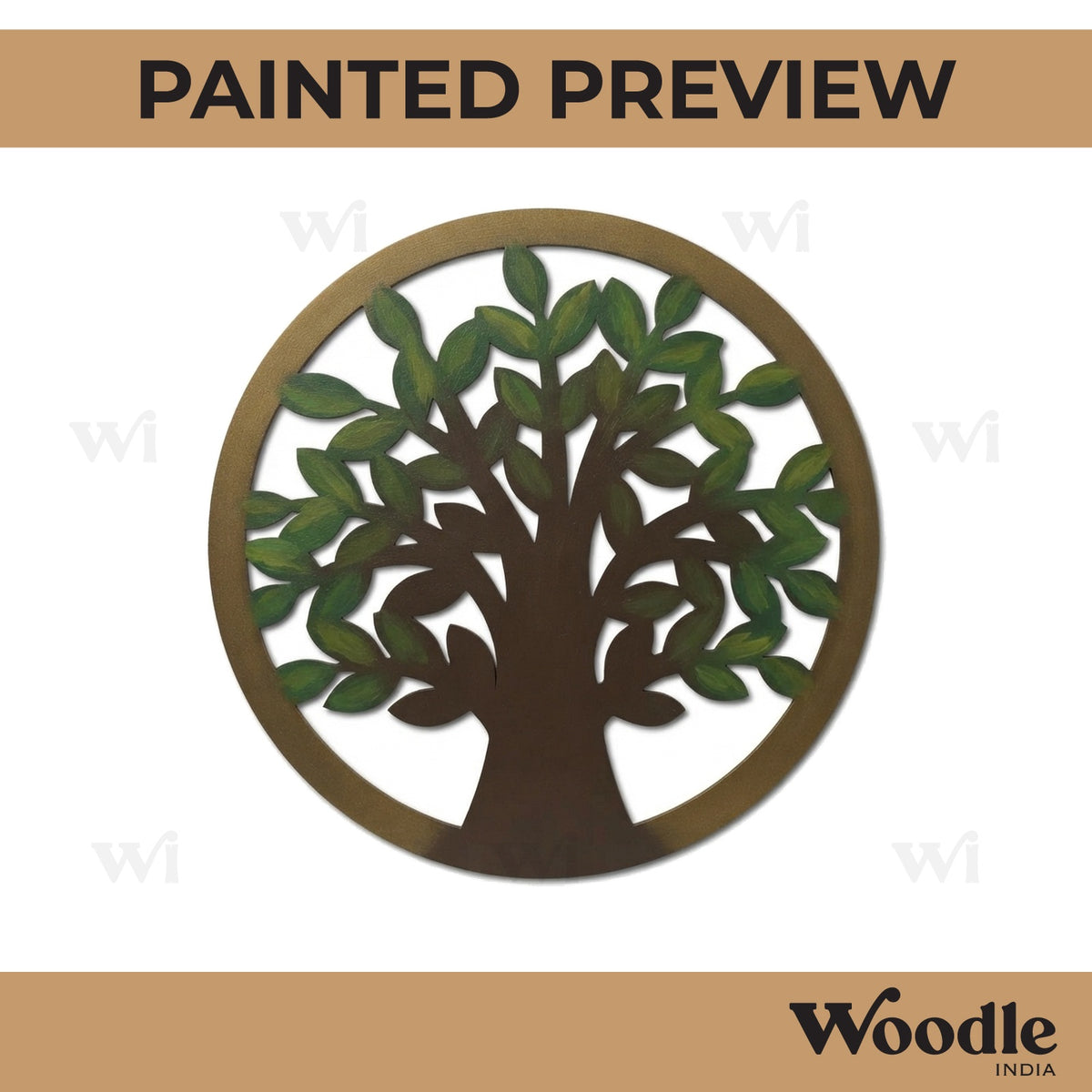 Tree Cutout MDF Design 14