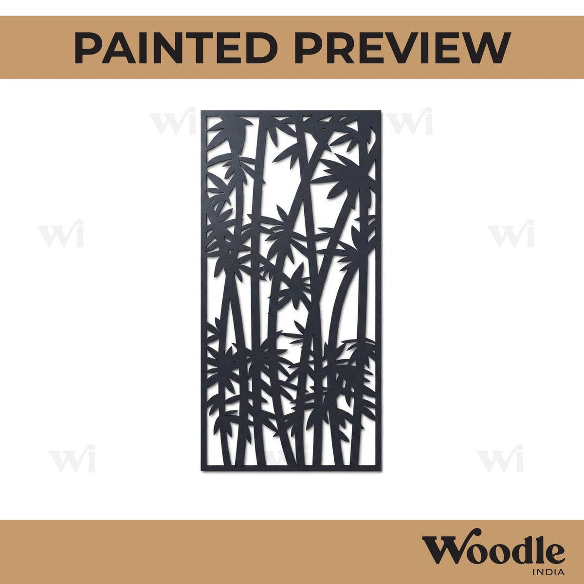 Trees Jali Cutout MDF Design 1