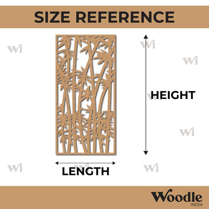 Trees Jali Cutout MDF Design 1