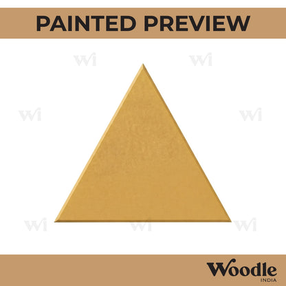 Triangle Base Cutout MDF Design 1