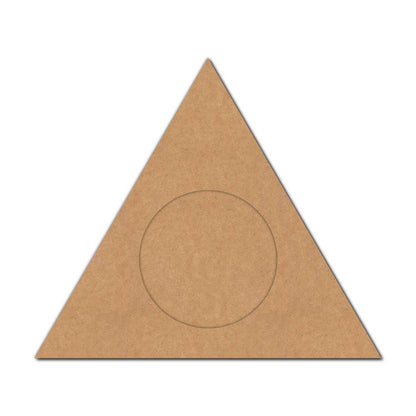 Triangle Diya Tealight Holder MDF Design 1