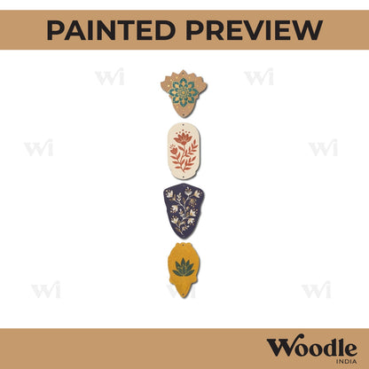 Tribal Figures Set Cutout MDF Design 1