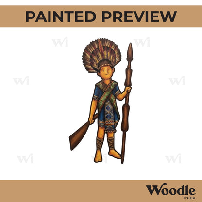 Tribal Man Pre Marked MDF Design 2