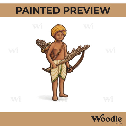 Tribal Man Pre Marked MDF Design 5