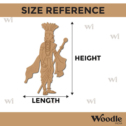 Tribal Man Pre Marked MDF Design 6