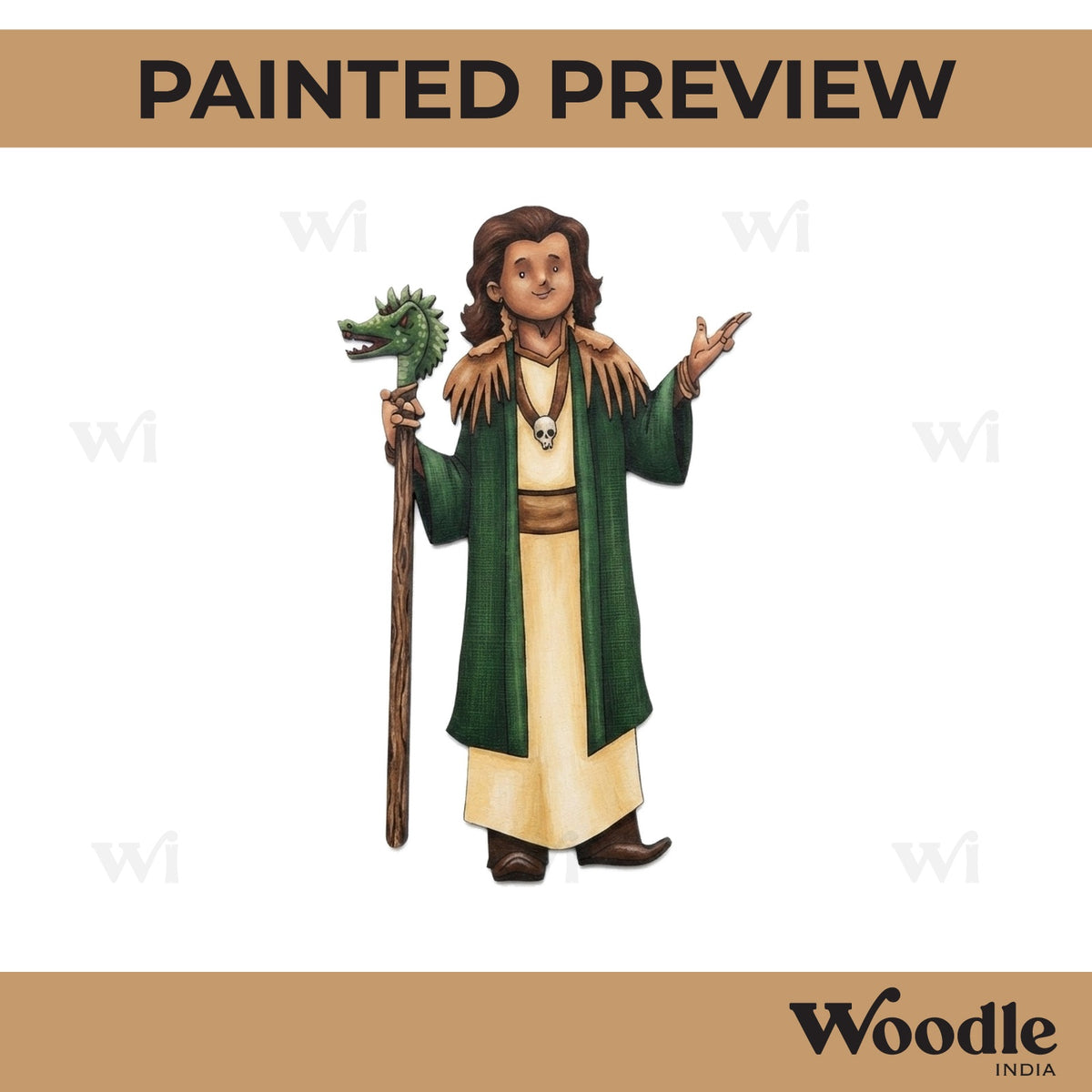 Tribal Man Pre Marked MDF Design 7