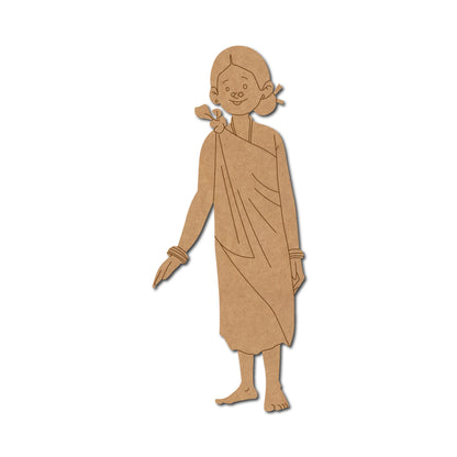 Tribal Woman Pre Marked MDF Design 2