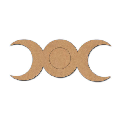 Triple Moon Diya Tealight Holder MDF Design 1
