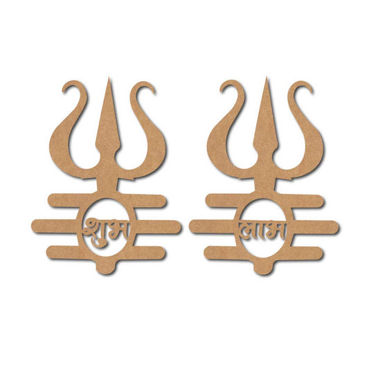 Trishul Shubh Labh Base MDF Design 1