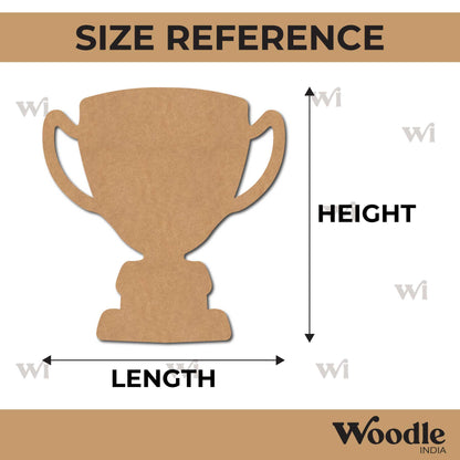 Trophy Award Cutout MDF Design 1