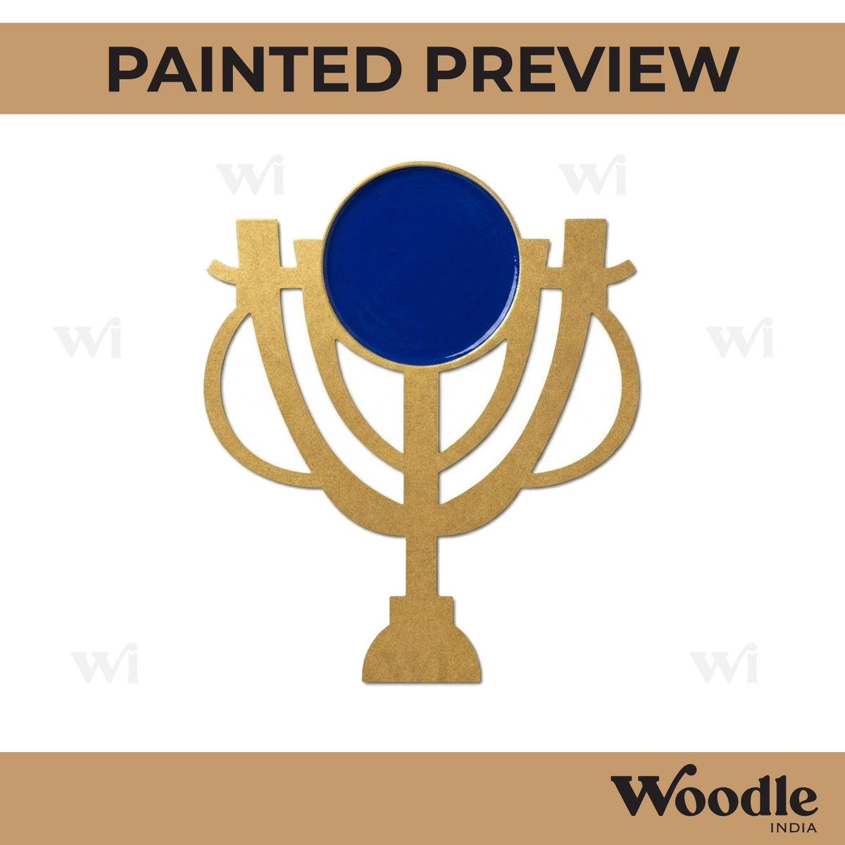 Trophy Cutout MDF Design 2