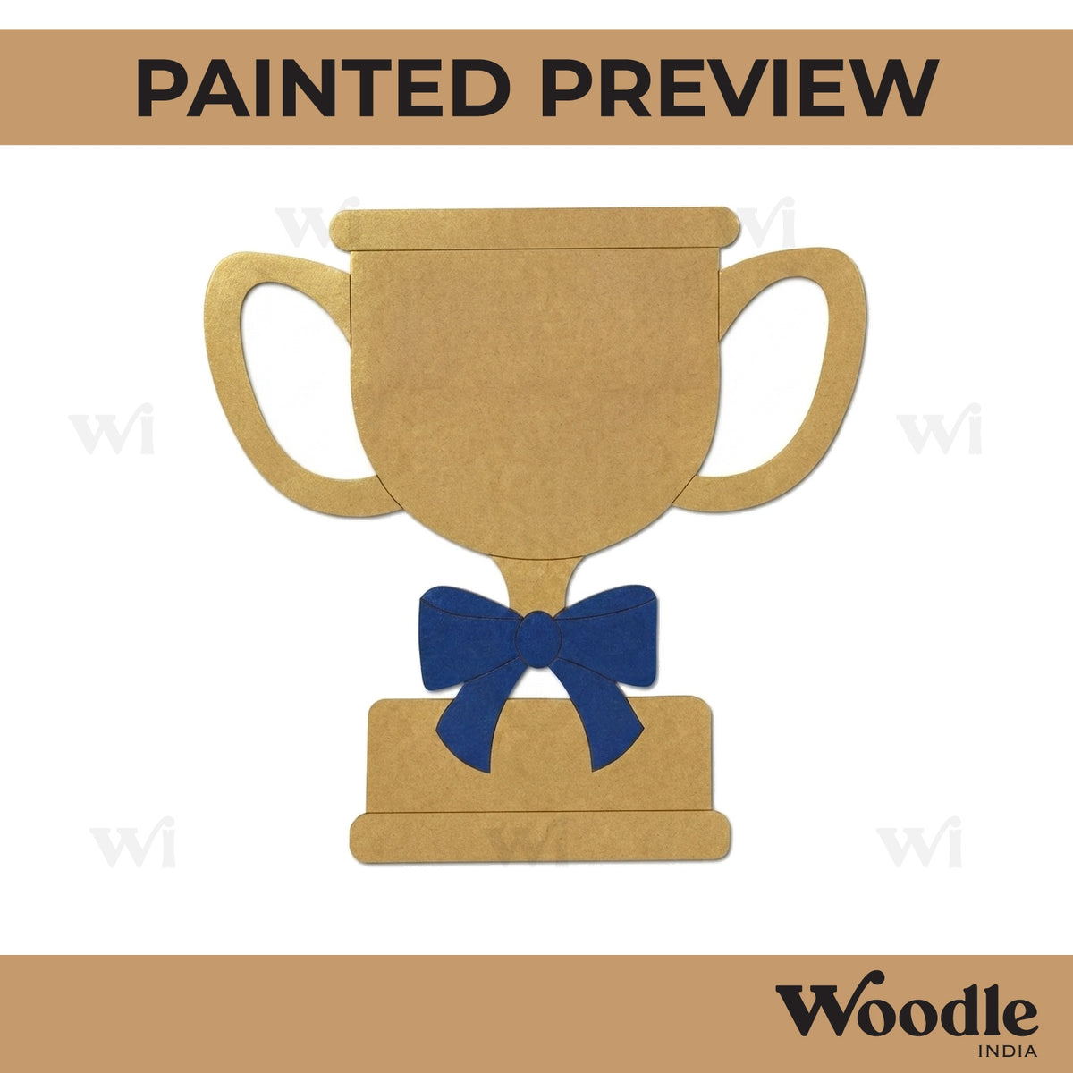 Trophy Pre Marked MDF Design 1