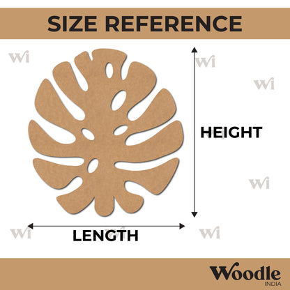 Tropical Leaf Cutout MDF Design 1