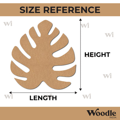 Tropical Leaf Cutout MDF Design 2