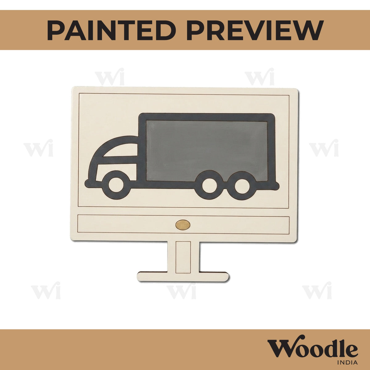 Truck Computer Pre Marked MDF Design 1