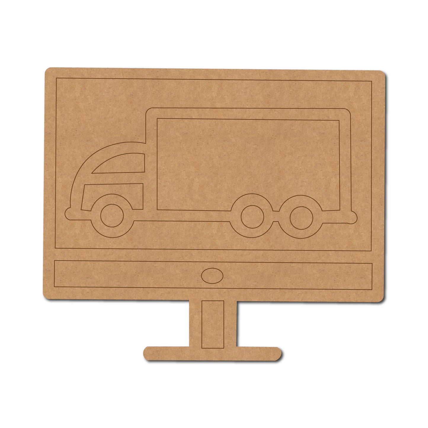 Truck Computer Pre Marked MDF Design 1