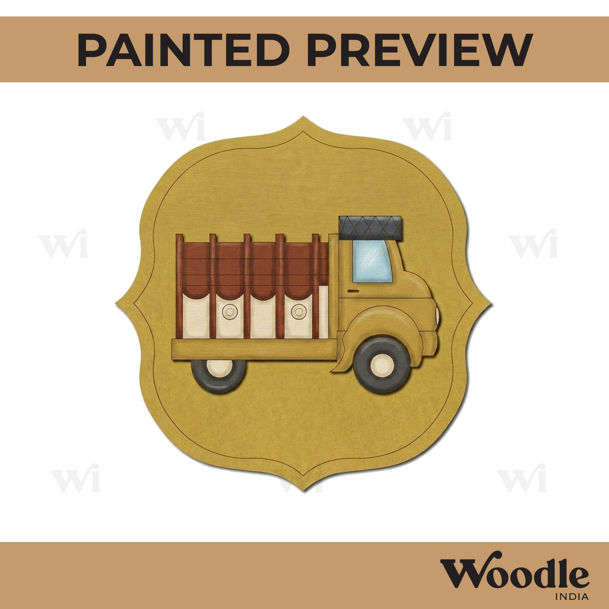 Truck Pre Marked Base MDF Design 1
