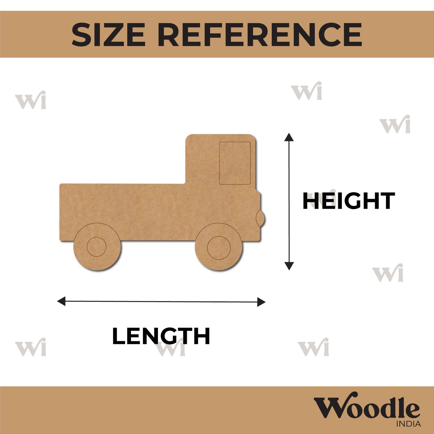 Truck Pre Marked MDF Design 12