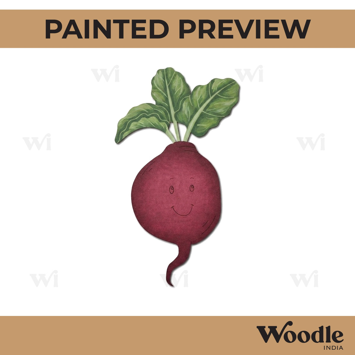 Turnip Pre Marked MDF Design 3