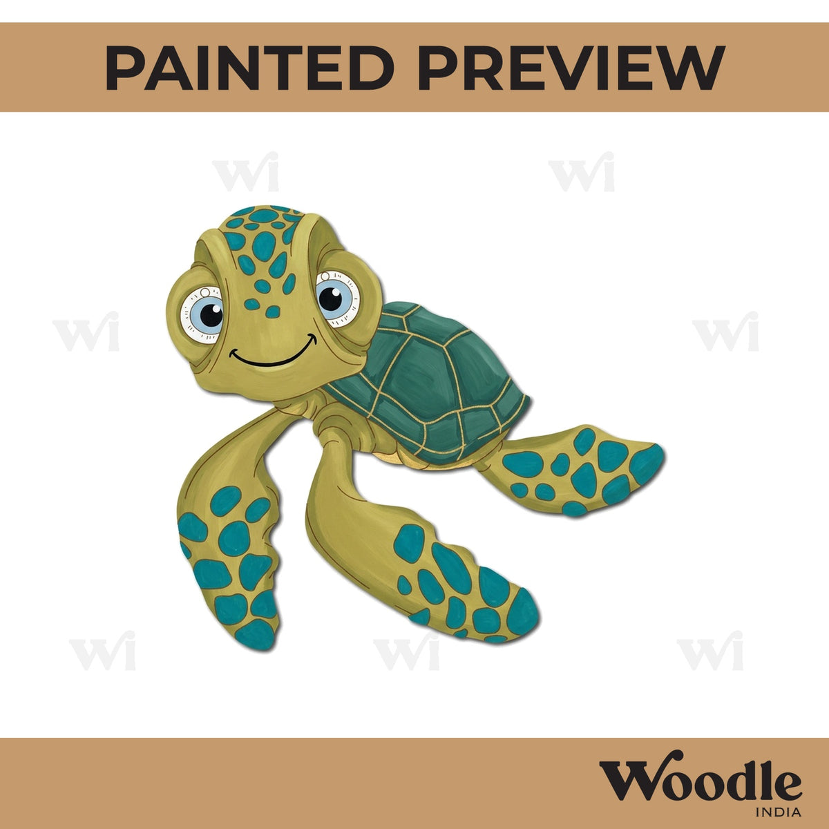 Turtle Pre Marked MDF Design 3